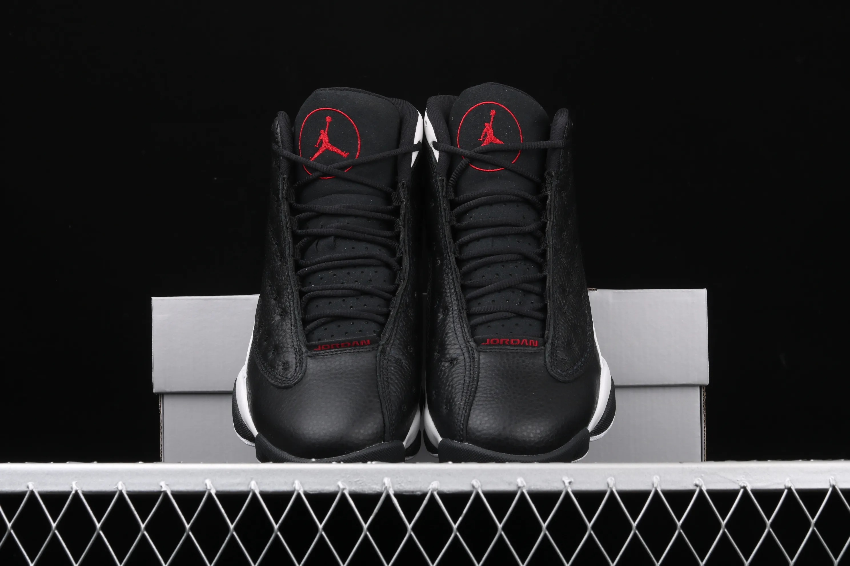 All Categories Air Jordan Jordan Series Basketball Shoes Air Jordan 13 Air Jordan 13 "Reverse He Got Game" AJ13 Joe 13 Reverse Panda Love and Respect First Layer Real Carbon Real Cat Eyes 414571-061